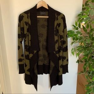 Romeo + Juliet Couture Cheetah Print Cardigan